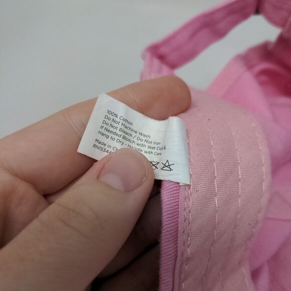 Pineapple Slideback Hat Pink One Size Embroidered Adjustable Dalix - Picture 8 of 8